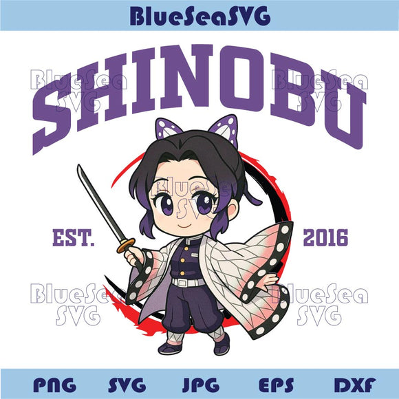 Shinobu Png Demon Slayer Svg Anime Lover Png Infinity Castle Svg