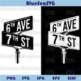 Six Seven 6 7 Street Signs Svg Funny Six Seven 6 7 Meme Png Cricut