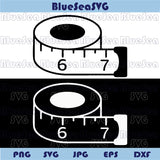 Six Seven 6 7 Tape Measure Svg Trendy Six Seven 6 7 Meme Png