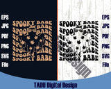 Spooky Babe Svg Boho Halloween Svg Floral Ghost Spooky Vibes Png