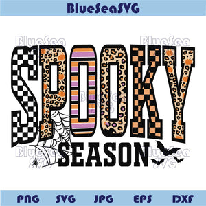 Spooky Coquette Png Halloween Leopard Checkered Spooky Season