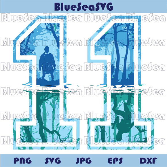 Stranger Things 11 Svg Stranger Things Eleven Svg Eleven Png