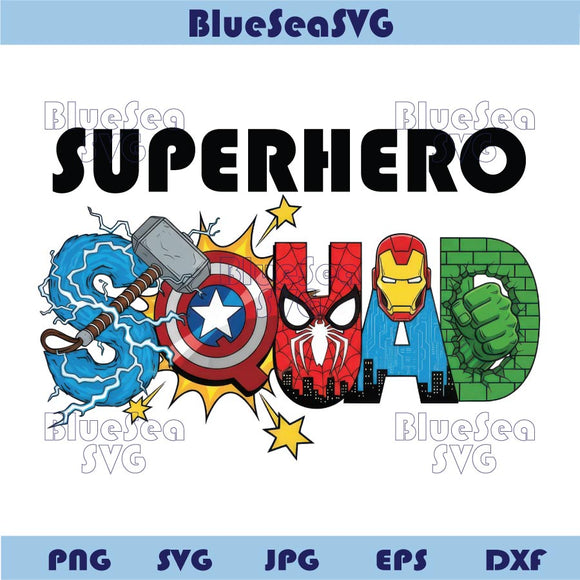 Superhero Squad Png Kids Superhero Avengers Svg Superheroes Png