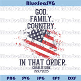 Support Charlie Kirk Svg House Flag Usa Banner Garden Flag Png