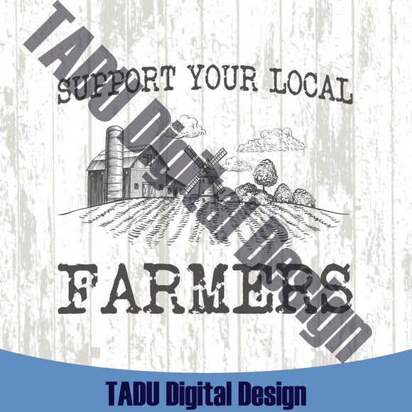Support Your Local Farmers Svg Png Farmer Svg Farm Png Country