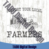 Support Your Local Farmers Svg Png Farmer Svg Farm Png Country