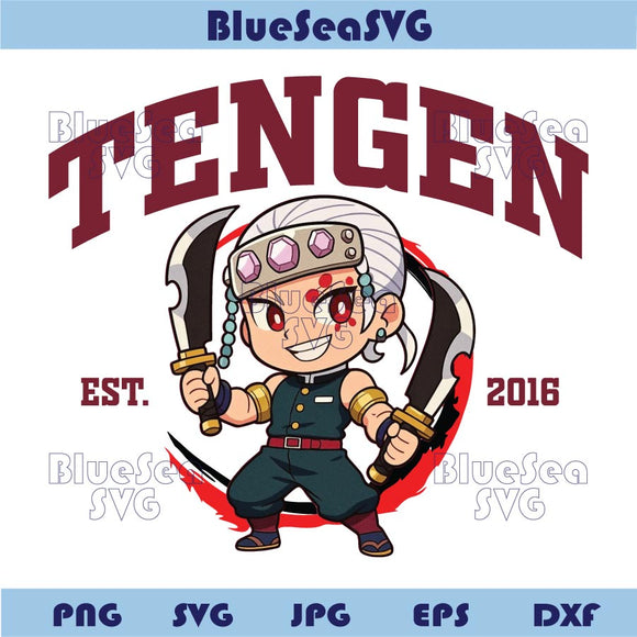 Tengen Png Demon Slayer Svg Anime Lover Png Infinity Castle Svg