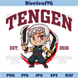 Tengen Png Demon Slayer Svg Anime Lover Png Infinity Castle Svg