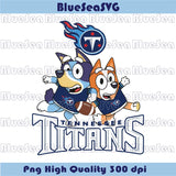 Tennessee Titans Bluey Bingo Png Football Bluey Titans Png