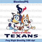 Texans Houston Bluey Bingo Svg Football Bluey Texans Houston Png