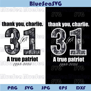 Thank You Charlie Png Charlie Kirk 31 Svg Charlie Kirk Svg Png