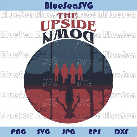 The Upside Down Circle Svg Stranger Things Svg Upside Down Png