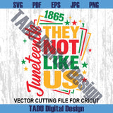 They Not Like Us Svg Juneteenth Svg African American Svg Png