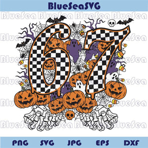 Trendy Six Seven 6 7 Halloween Png Spooky Six Seven Meme Skeleton