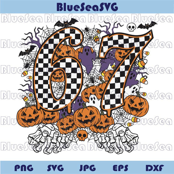 Trendy Six Seven 6 7 Halloween Png Spooky Six Seven Meme Skeleton