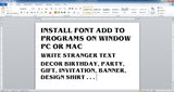 Stranger Thing Font Alphabet Svg Stranger Thing Letters Svg otf ttf