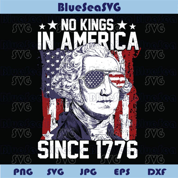 Washington No Kings in America Since 1776 Png Anti-Trump Svg