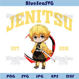 Zenitsu Png Infinity Castle Svg Demon Slayer Png Anime Lover Svg