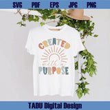 Created With a Purpose Svg Kids Christian Svg Christian Baby Png