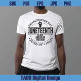 Emancipation Day Juneteenth Since 1865 PNG Black American Svg