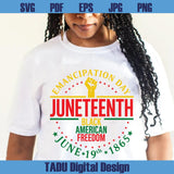 Emancipation Day Juneteenth Since 1865 PNG Black American Svg