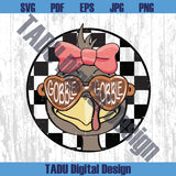 Gobble Gobble Girl Turkey Png Personalised Thanksgiving Toddler Png