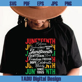 Juneteenth SVG Juneteenth PNG 1865 Juneteenth Svg Free Ish Svg