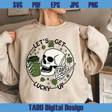 St Patricks Day Coffee Svg Let's Get Lucky Up Svg Dead Inside - Blue Sea Svg