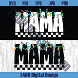 Christmas Lights Mama Svg Mama Christmas Light Png Xmas Mom