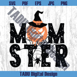 Momster Png Halloween Svg Pumpkin Momster Svg Monster Mom Png