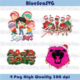 Bundle Christmas Kpop Demon Hunters Saja Boys Christmas Png
