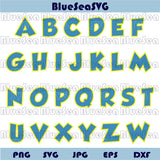 Paw Patrol Font Full Alphabet Paw Patrol Svg Paw Patrol Letters Png