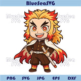 Bundle Chibi Characters Demon Slayer Png Cute Anime Lover Png Set