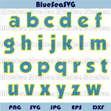 Paw Patrol Font Full Alphabet Paw Patrol Svg Paw Patrol Letters Png