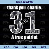 Thank You Charlie Png Charlie Kirk 31 Svg Charlie Kirk Svg Png