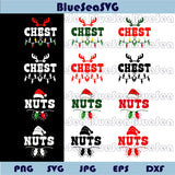 Chest And Nuts Svg Chest Svg Bundle Christmas Couple Matching