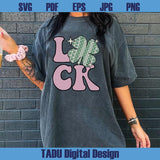 St Patricks Luck Png Retro Chekered Clover Luck Shamrock Png - Blue Sea Svg