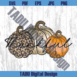 Thankful Leopard Pumpkin Png Thanksgiving Png Pumpkin Thankful