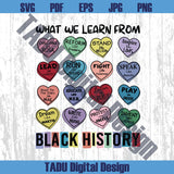 What We Learn From Black History Png Black Lives Matters Svg